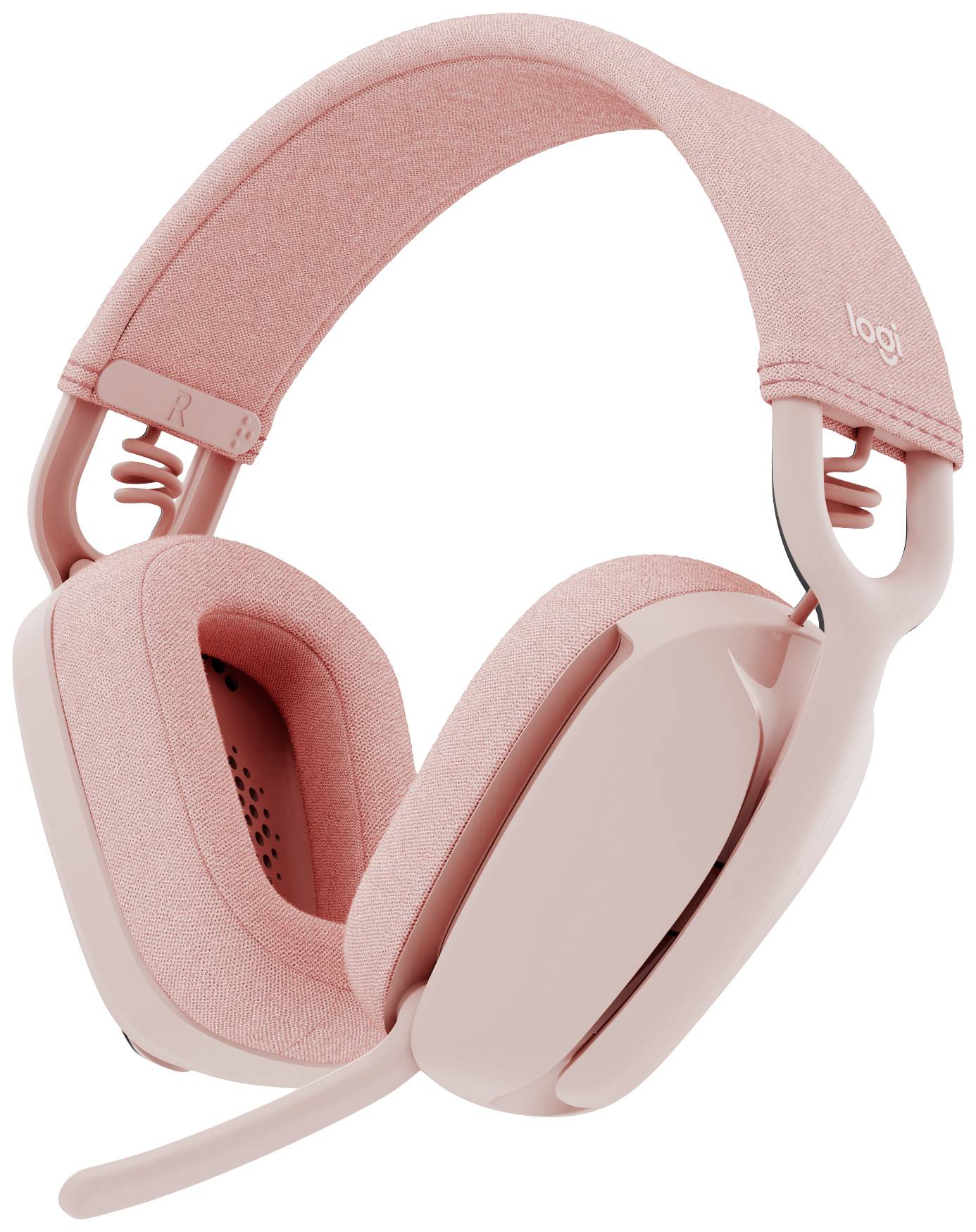 Rosa Over-Ear Headphones with Microphone, Soft Cushions and Adjustable Headband, Suitable for Gaming and Online Communication.
