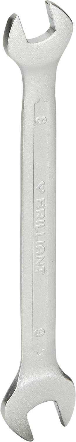Brilliant Tools BT010901 BT010901 Double-ended open ring spanner 8 - 9 mm
