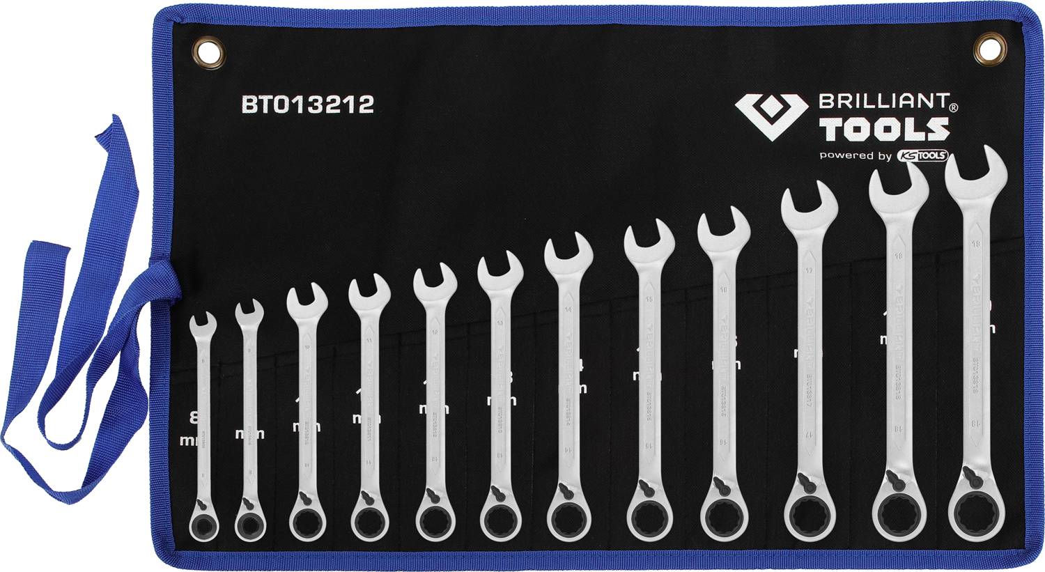 Brilliant Tools BT013212 BT013212 Ratcheting box wrench set