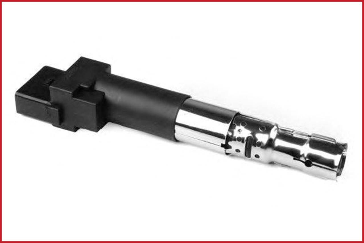An automotive ignition coil module that converts electrical energy for spark plugs and ensures engine performance.