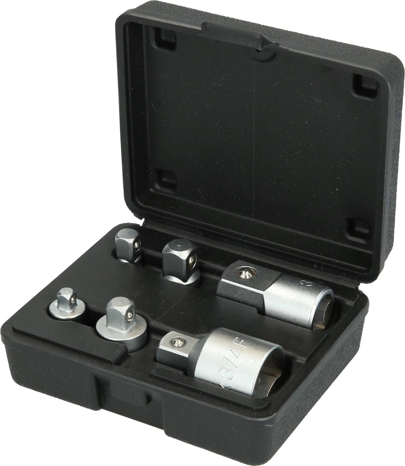 Brilliant Tools BT024006 BT024006 Bit adpter set Drive (screwdriver) 1/4" (6.3 mm), 3/8" (10 mm), 1/2" (12.5 mm), 3/4" (20 mm)