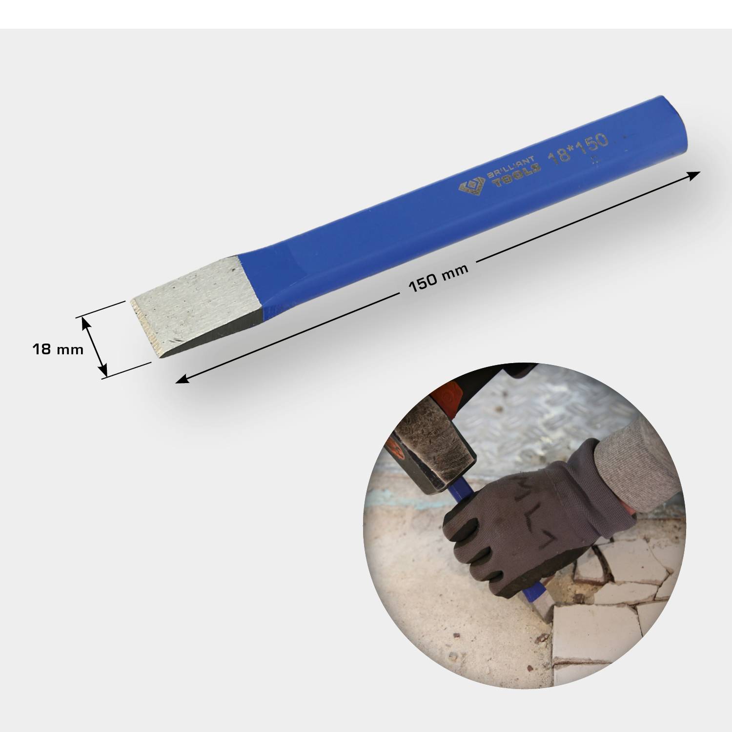 Brilliant Tools Flat chisel BT080918