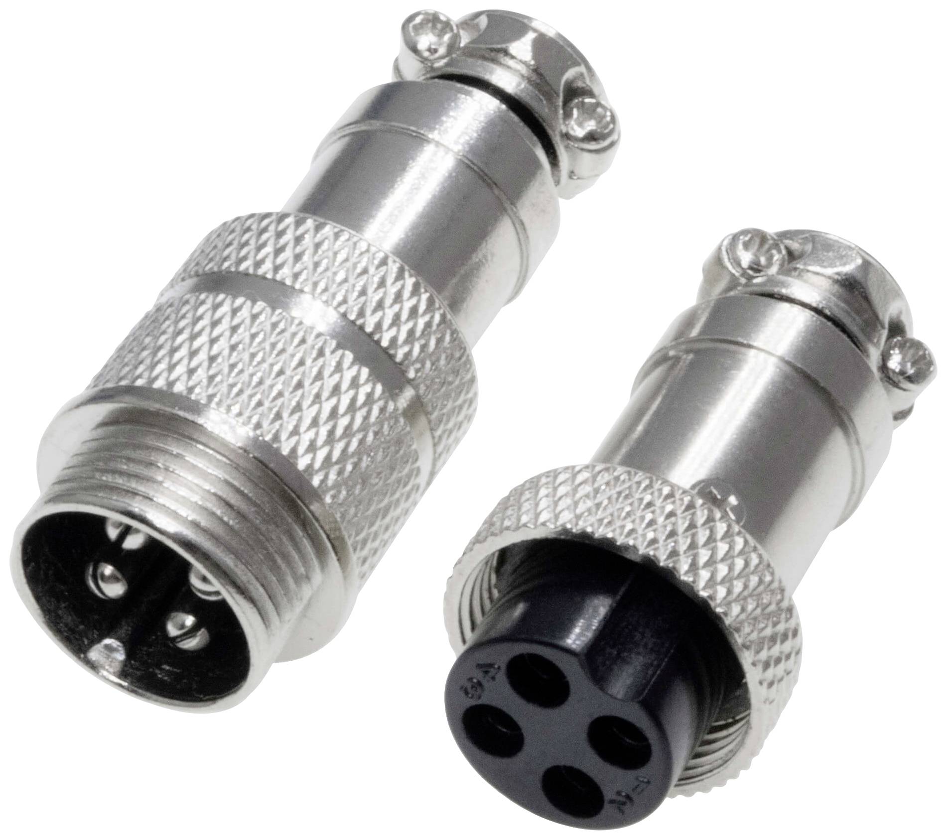 Pollin 453562 DIN connector Plug, Socket Total number of pins: 4 1 Set