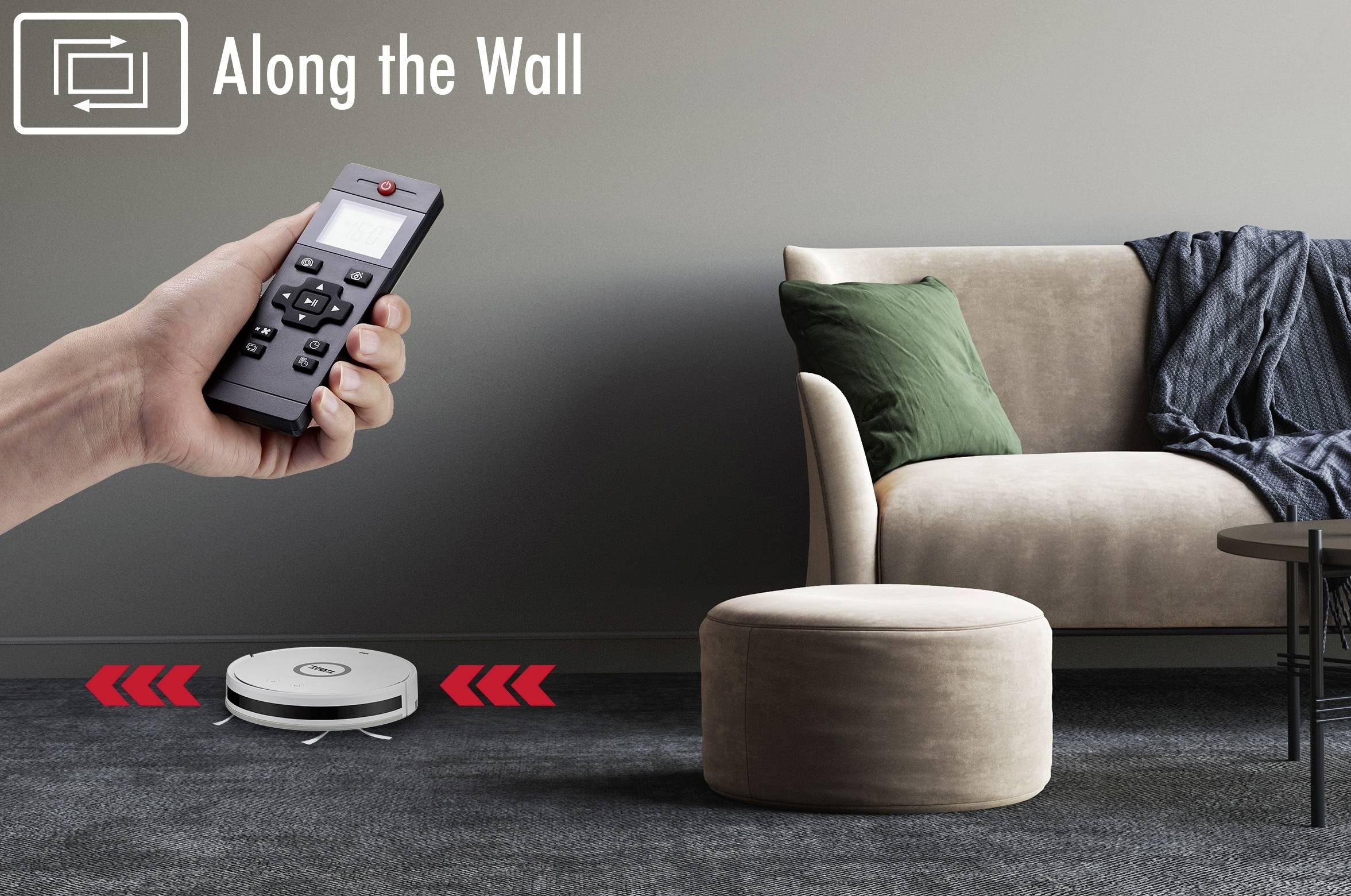 Trisa T-Bot Lite Robotic vac White Remotely controlled