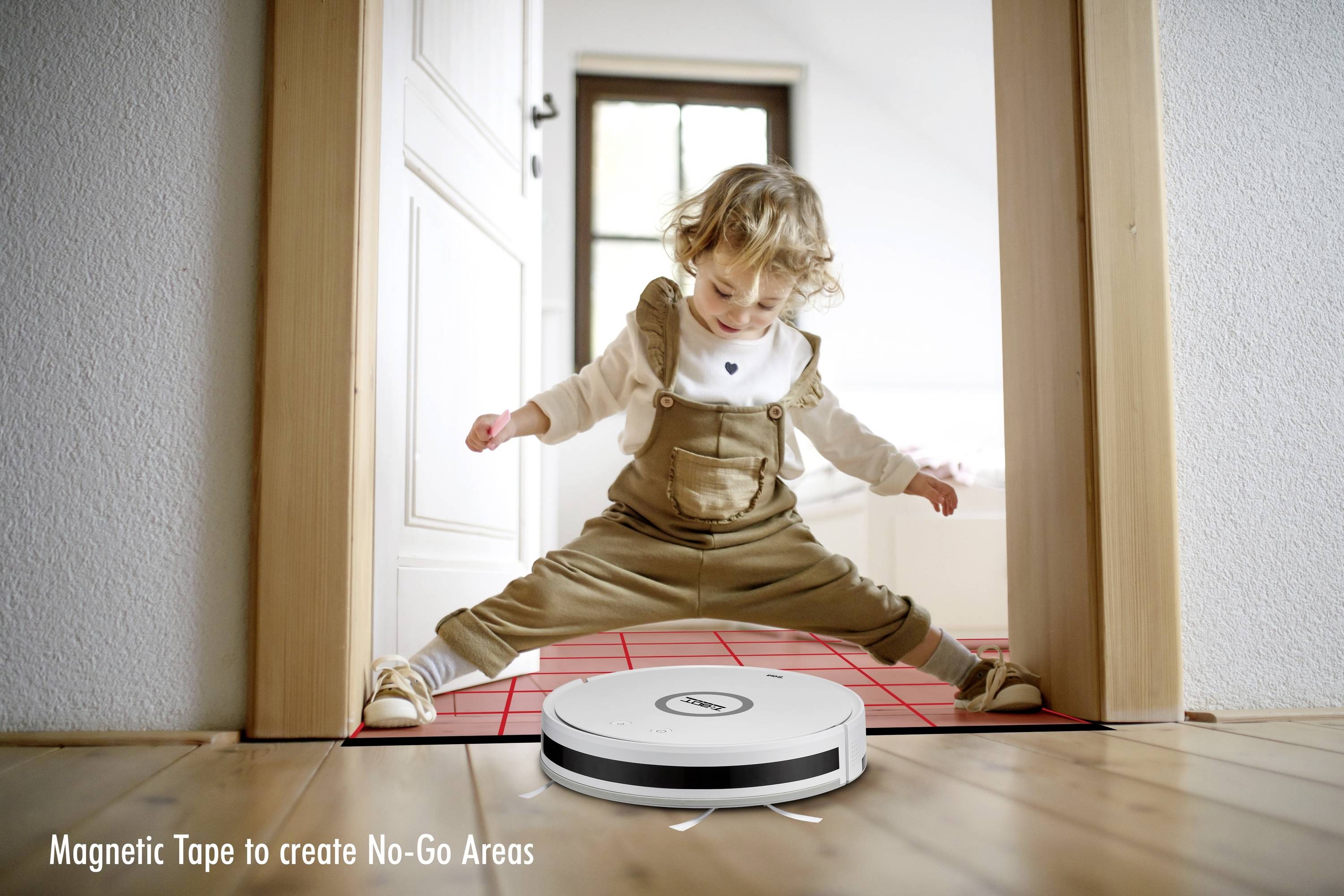 Trisa T-Bot Lite Robotic vac White Remotely controlled