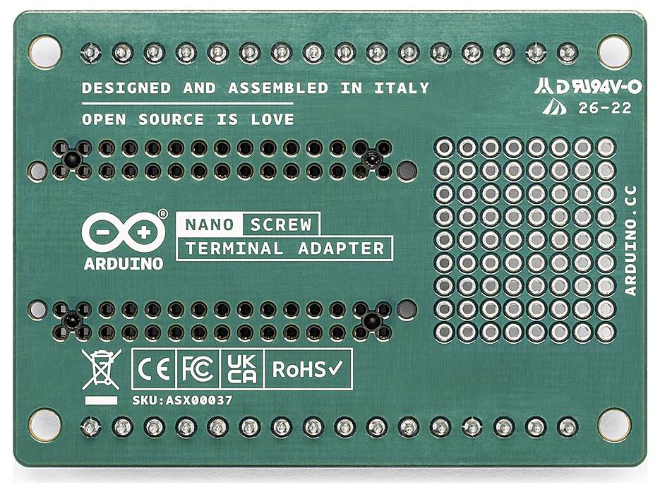 Arduino ASX00037 Adapter Nano Screw Terminal Adapter Nano