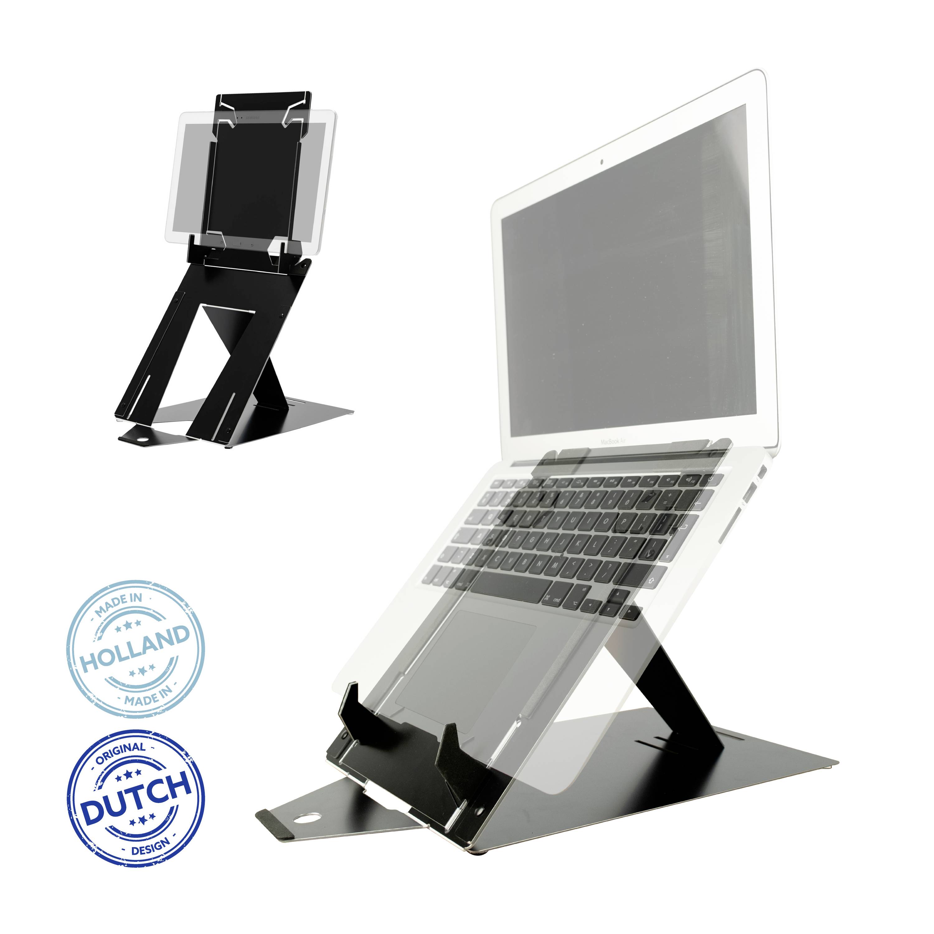 R-GO Tools Riser Duo Laptop stand Height-adjustable
