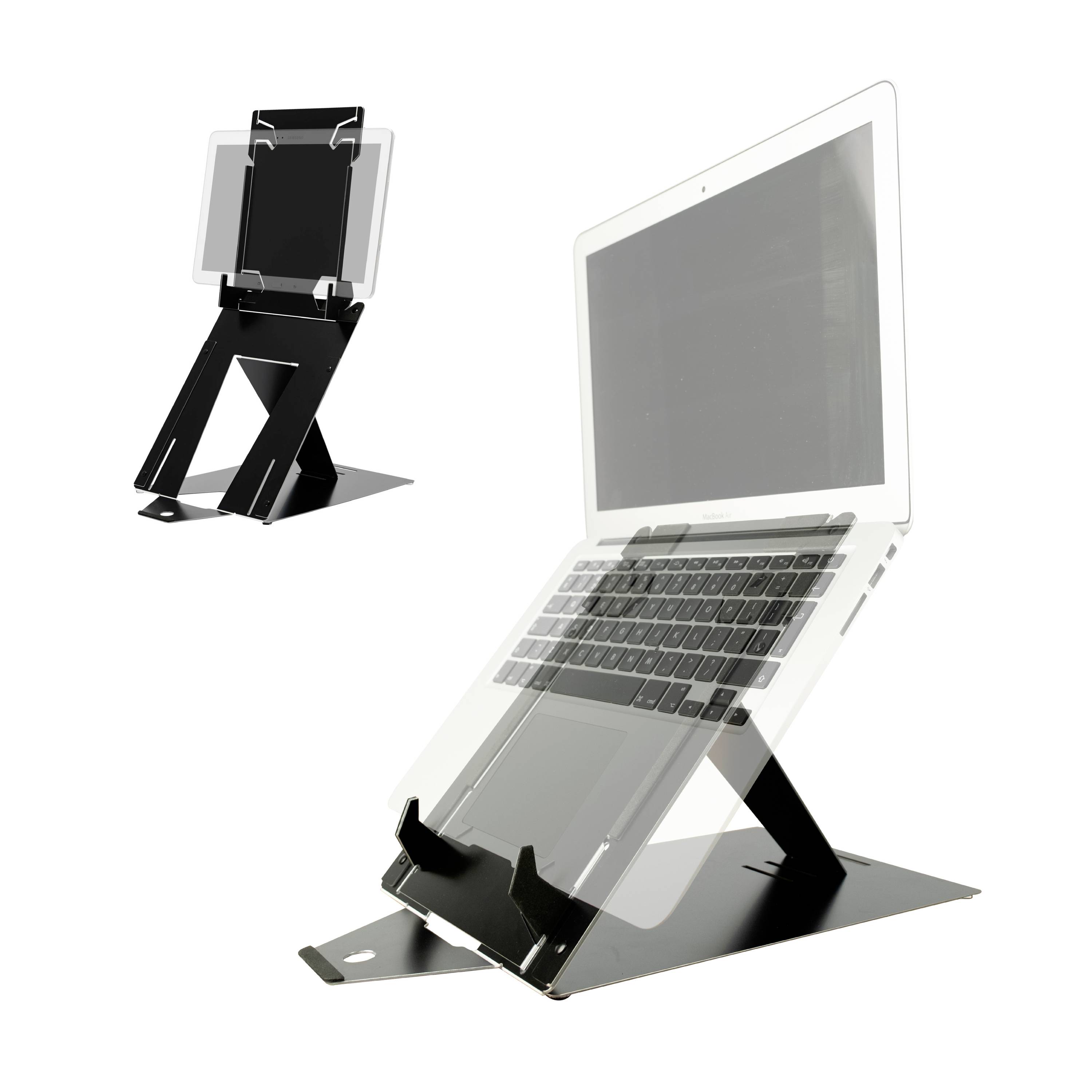 R-GO Tools Riser Duo Laptop stand Height-adjustable