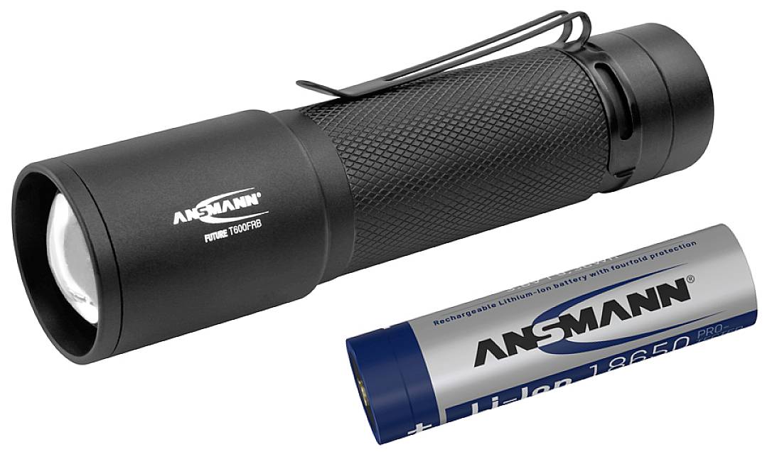 Ansmann T600FRB LED (monochrome) Torch battery-powered, rechargeable 620 lm 27 h 142 g
