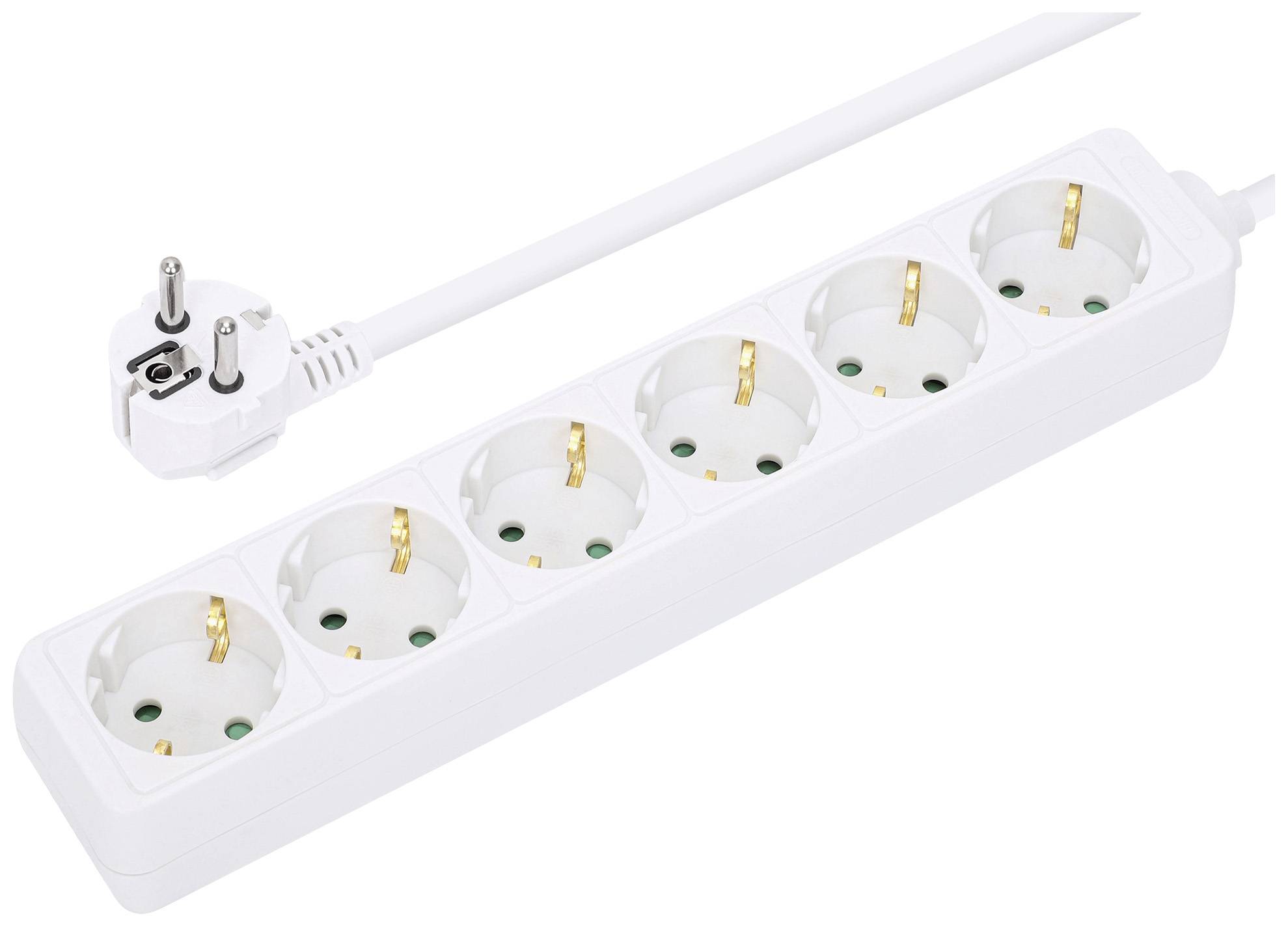 Manhattan 168304 Power strip White PG connector 1 pc(s)