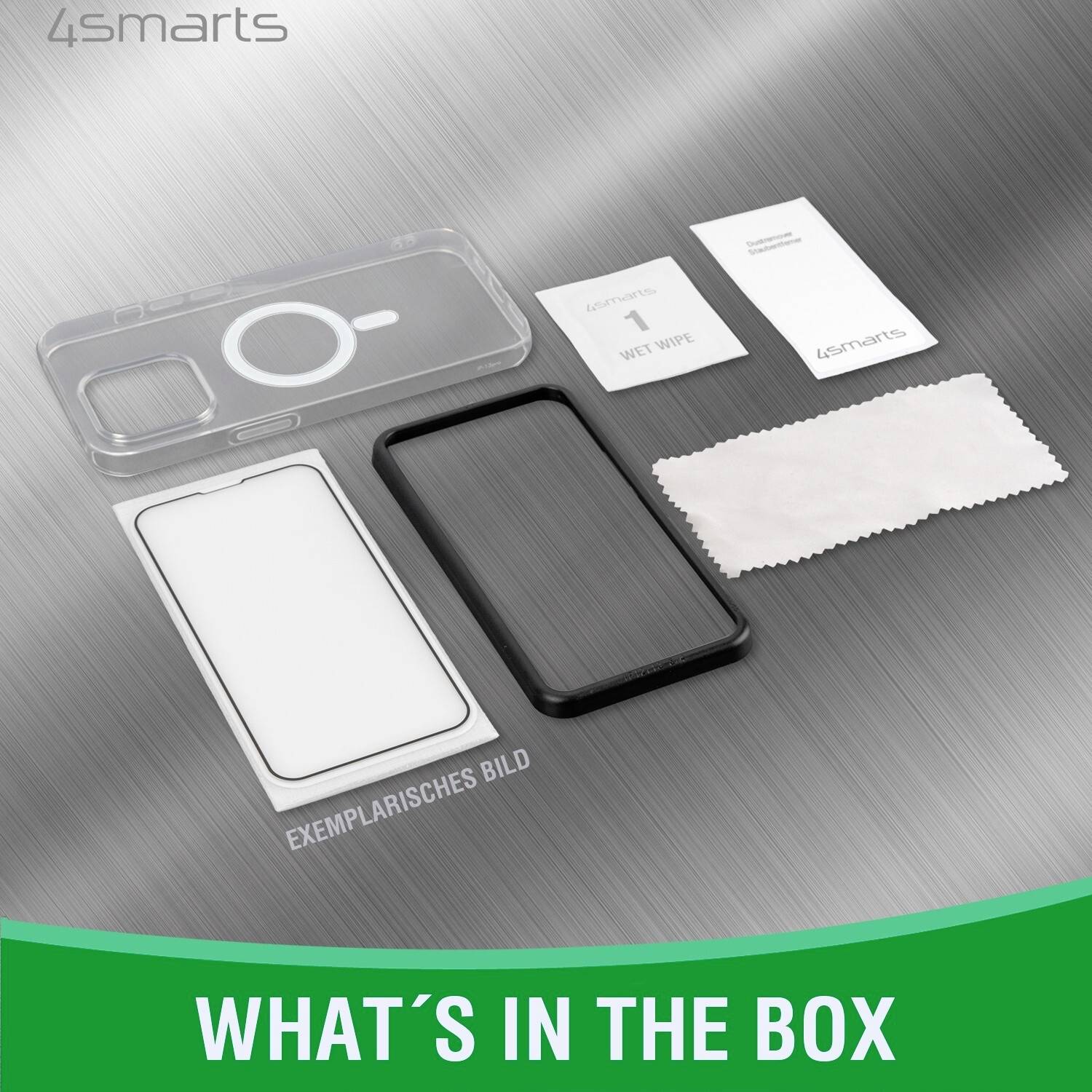 4Smarts 360° Protection X-Pro Full UltiMag Back cover Apple iPhone 7, iPhone 8, iPhone SE (2020), iPhone SE (2022) Transparent