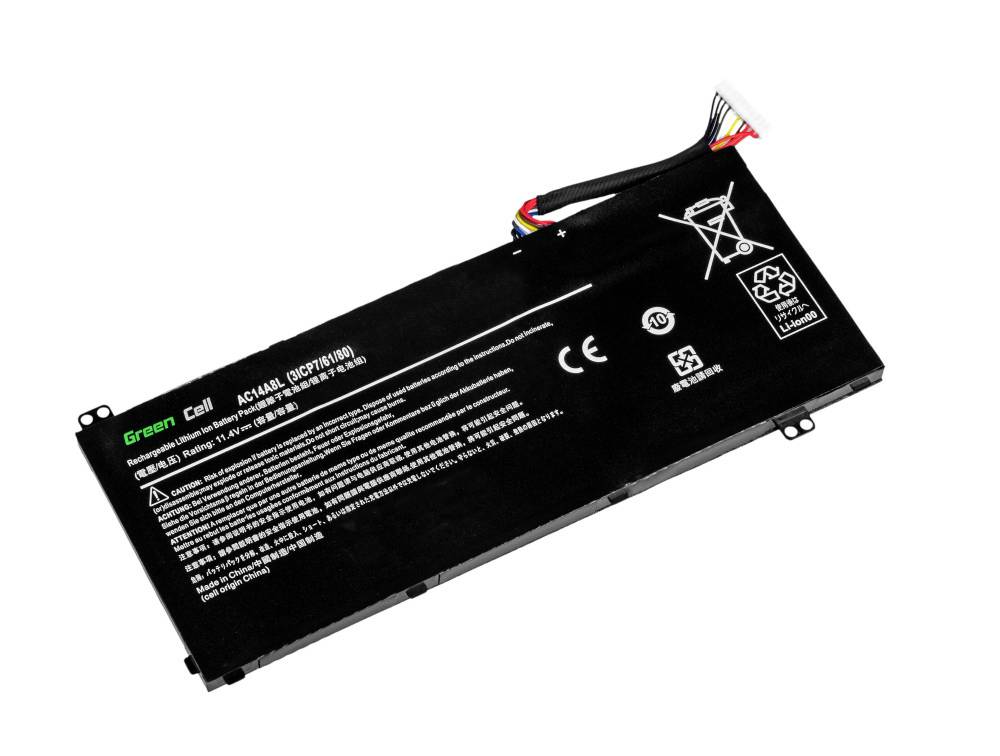 Green Cell Laptop battery AC14A8L 11.4 V 3800 mAh Acer