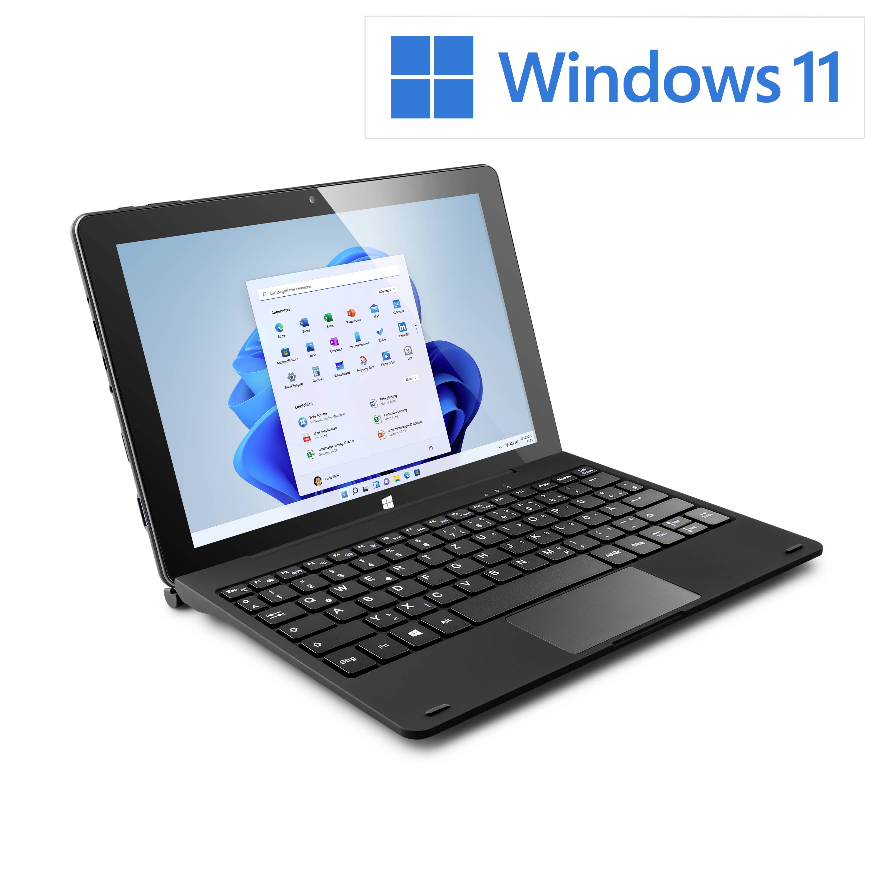 CSL Computer Panther Tab HD WiFi 512 GB Black Windows® / 2-in-1 25.7 cm (10.1 inch) 1.1 GHzIntel® Celeron®;Windows® 11 Pro1920