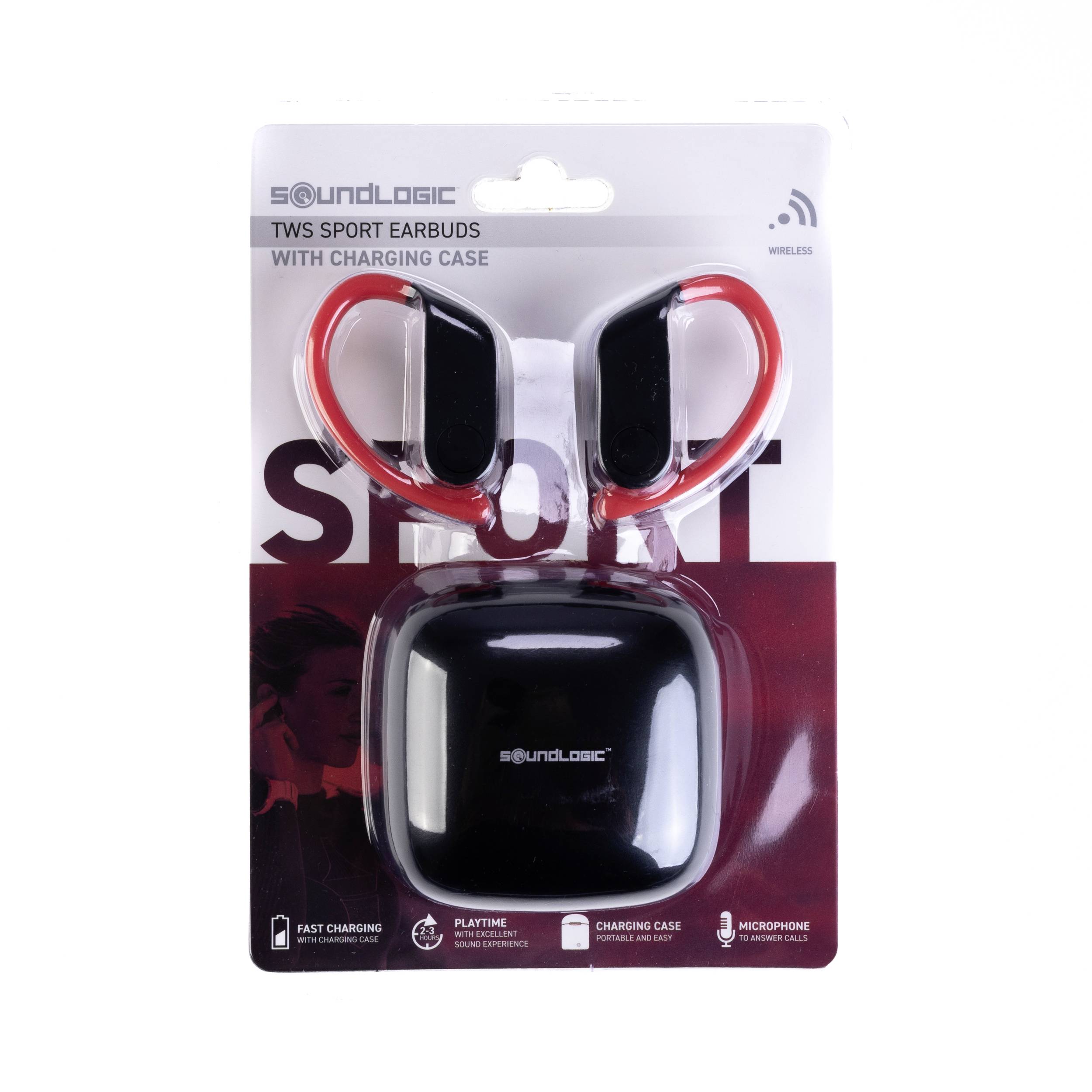 Soundlogic In-ear headphones Bluetooth® (1075101) Black