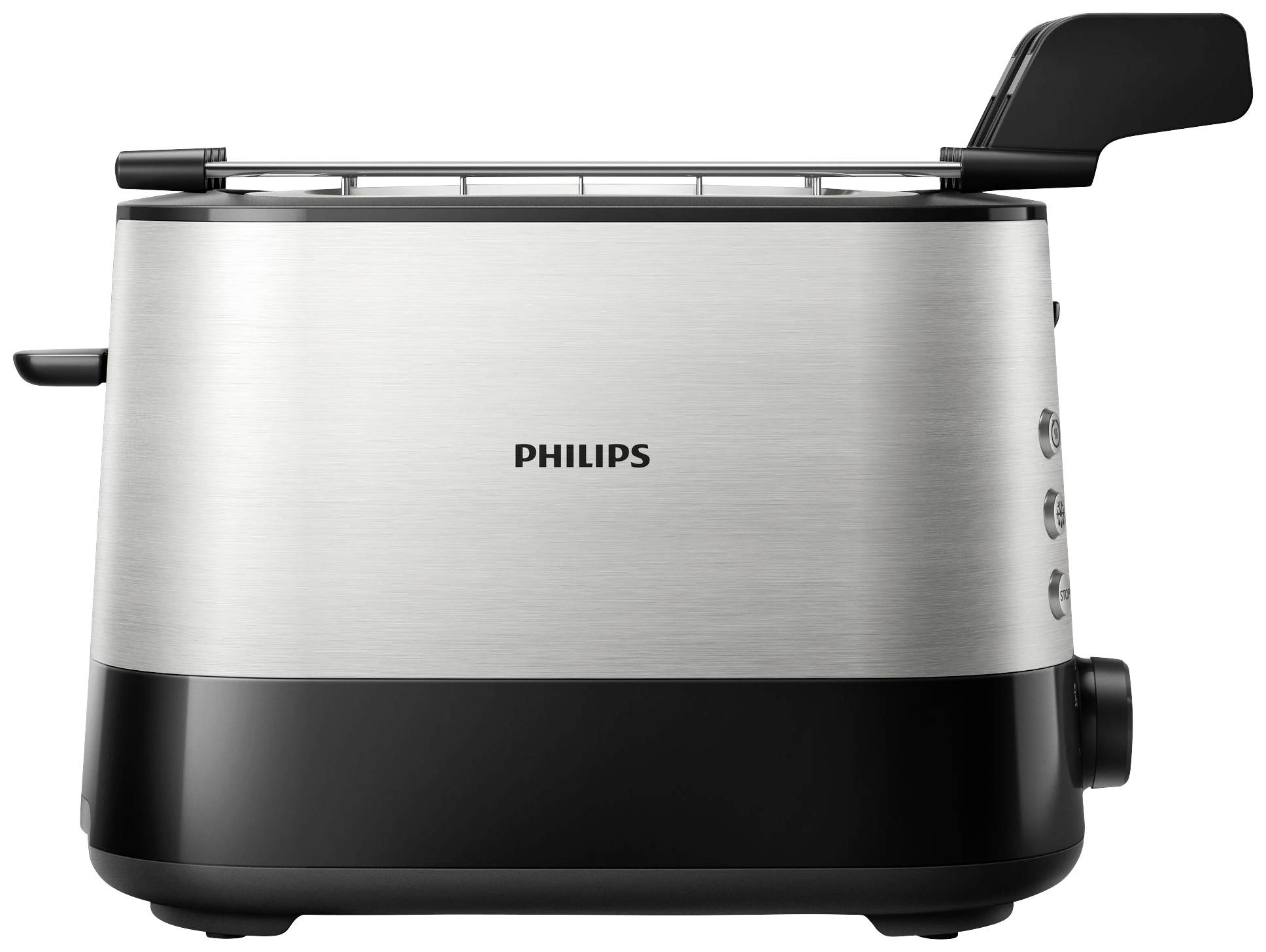 Philips Home HD2639/90 Toaster Silver, Black