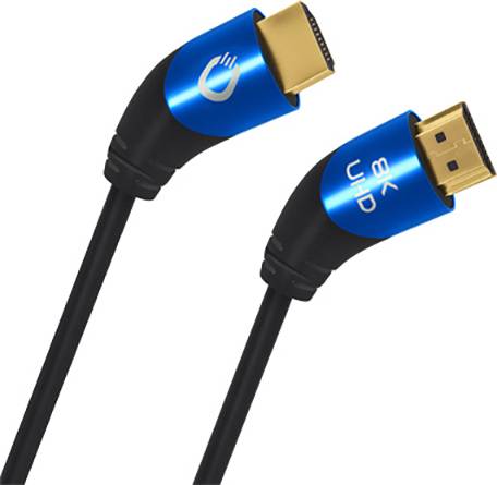 Oehlbach HDMI Cable HDMI-A plug, HDMI-A plug 3.00 m Black D1C42533 8K UHD, triple shielding HDMI cable