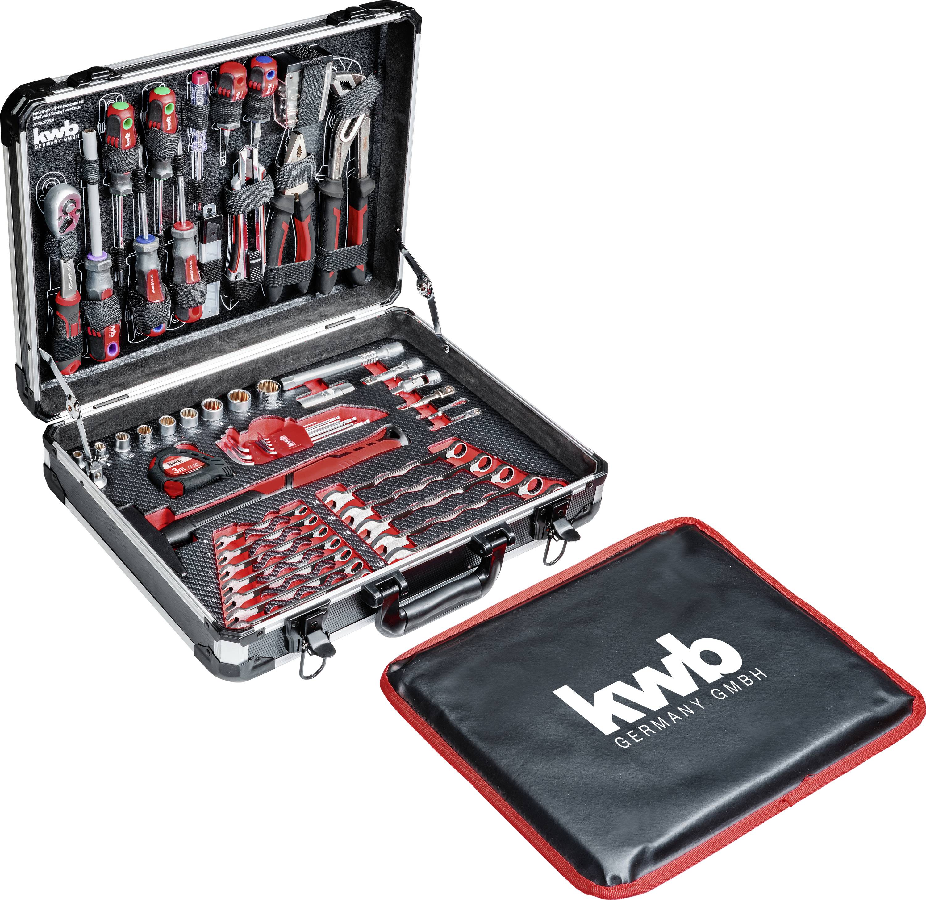 kwb 370660 Tool box (+ tools) 80-piece