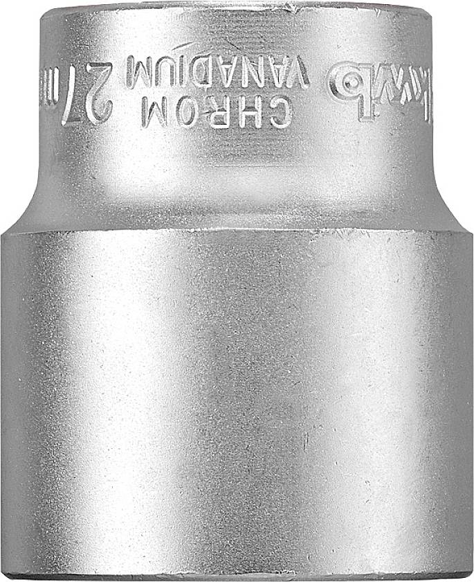 Silver chrome vanadium socket wrench with '21 mm' engraving, suitable for tools or spanners.
