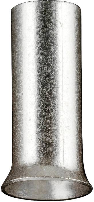 Cylindrical metal component, likely a pipe or nozzle, with a smooth and uniform silver surface.