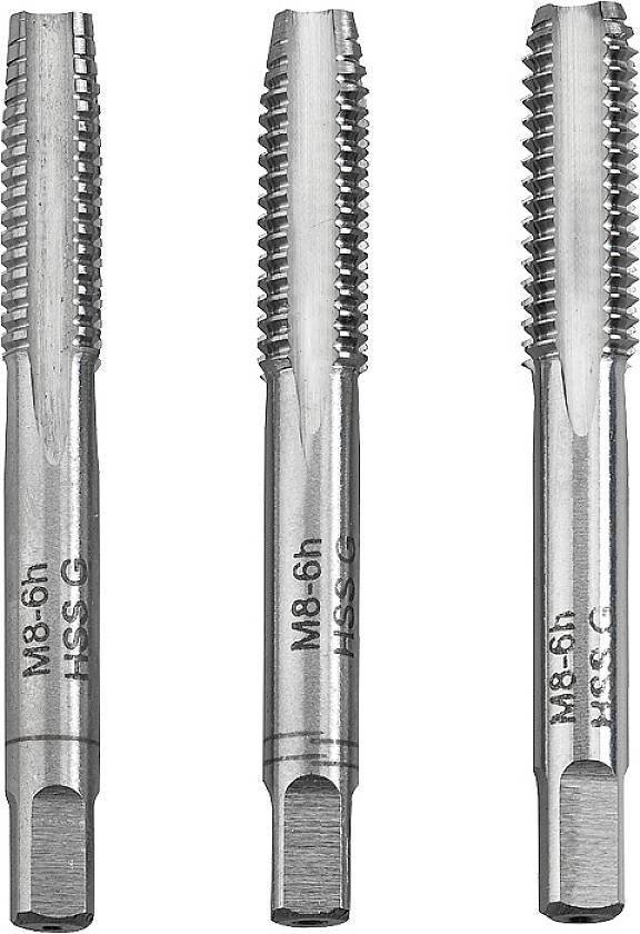 kwb 443310 Tap tool kit 3-piece M10 1.5 DIN 352 HSS 3 pc(s)