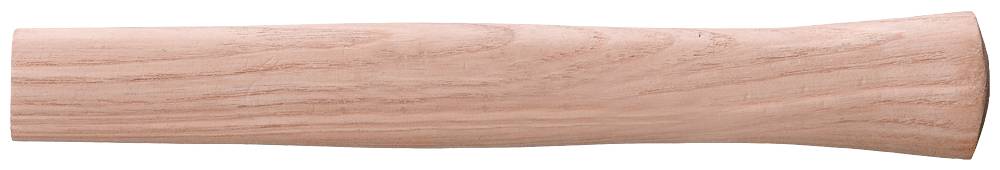 Wooden handle in a light brown colour with visible wood grain, smooth and cylindrically shaped.