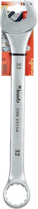 'Rodo DIN 3113A' Spanner, open-end and ring spanners in silver. Packaging displays brand logo and product details.