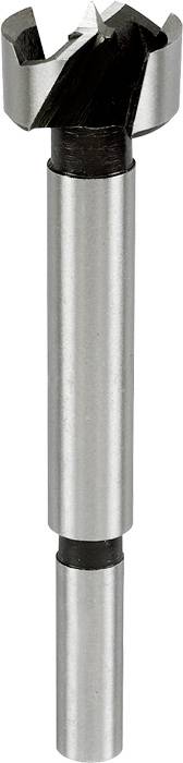Metal drill with cylindrical shank and spiral cutting head, suitable for precision drilling in metals.