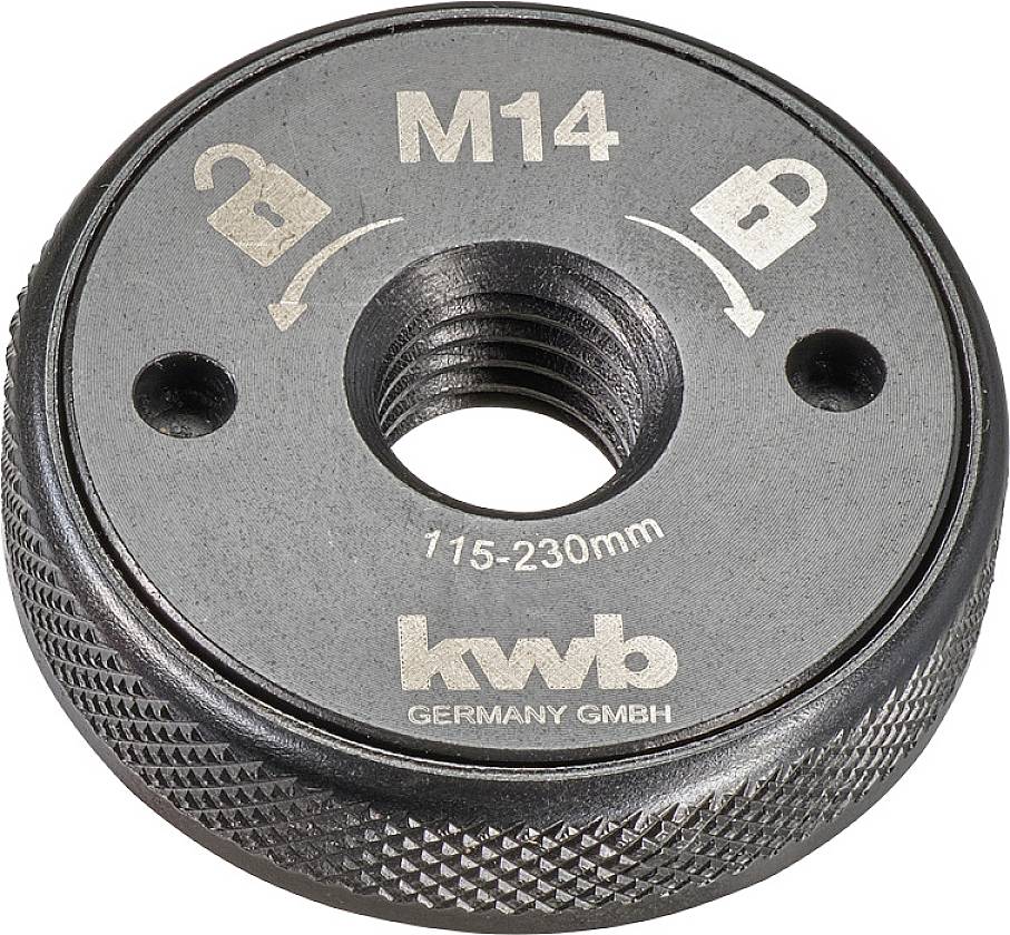 Quick-action nut 115 –230 mm kwb 717700