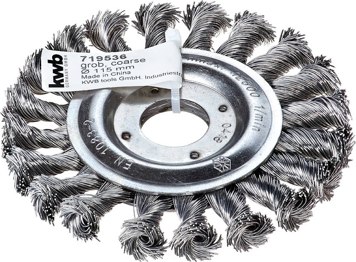 kwb AGGRESSO-FLEX® glass brushes, tapped HSS steel wire for use with angle grinders 719536 1 pc(s)