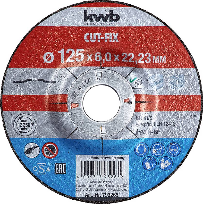 Cut-Fix Schrupp Meta. 125x6x22