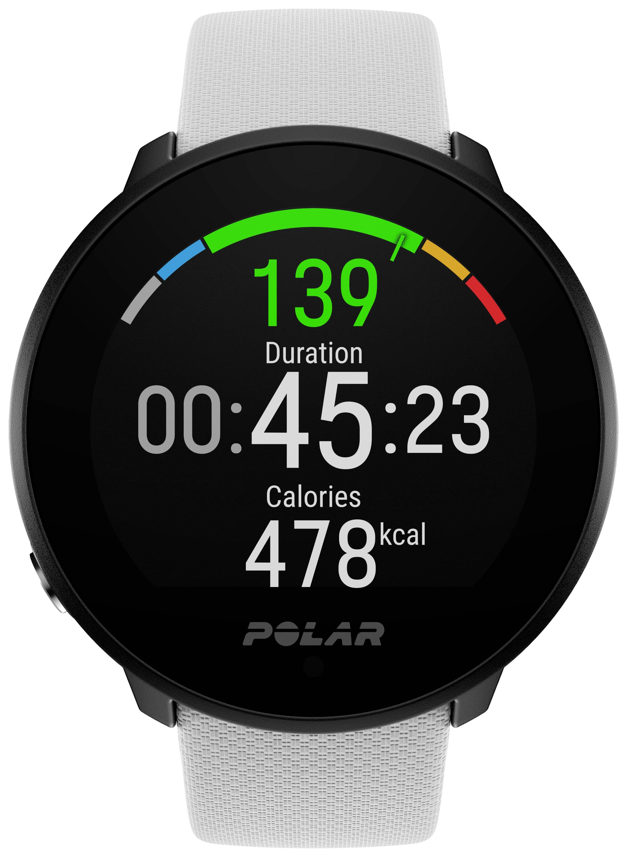 Polar Unite Heart rate monitor watch with built-in sensor 43 mm Uni White