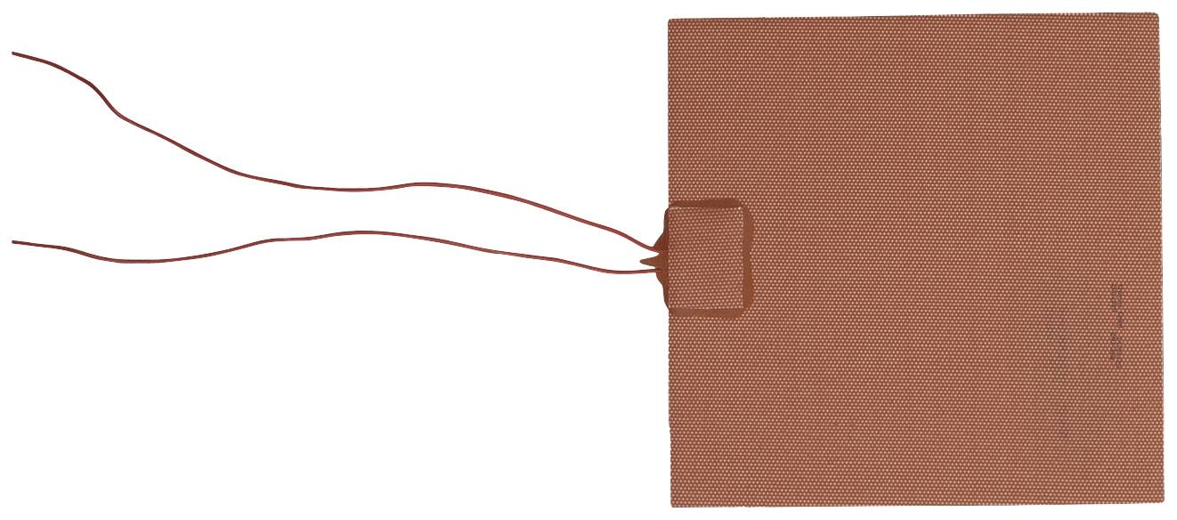 Thermo TECH Silicone Heating foil fibreglass-reinforced 24 V AC, 24 V DC 30 W IP rating IPX7 (L x W) 200 mm x 200 mm