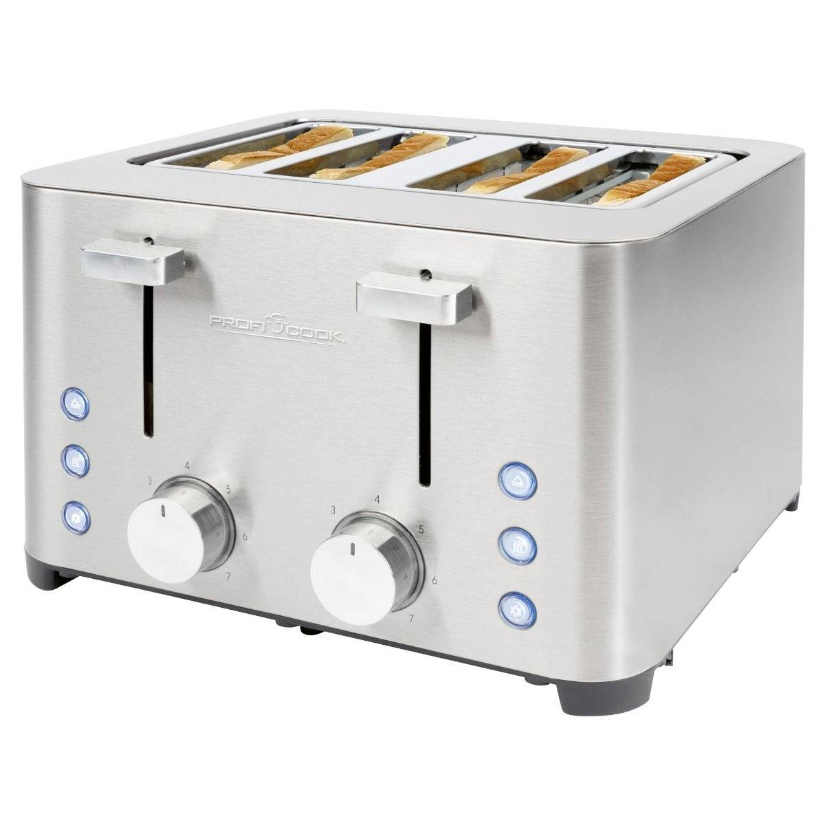 Profi Cook PC-TA 1252 Toaster with home baking attachment Stainless steel
