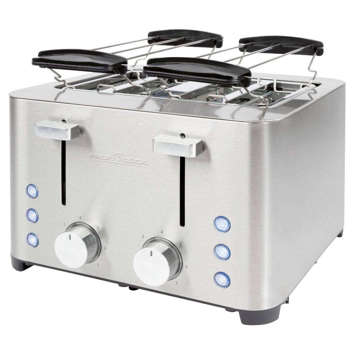 Profi Cook PC-TA 1252 Toaster with home baking attachment Stainless steel