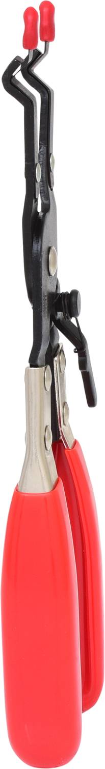 A manual wire cutter with a metal handle and plastic coating, suitable for precise work or specific applications.