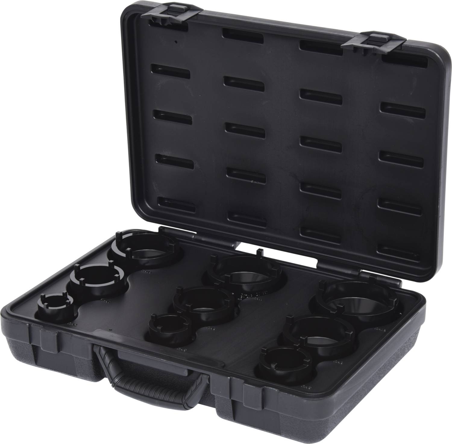 Nut-key set, pin lying outside, 9-piece KS Tools 450.5000