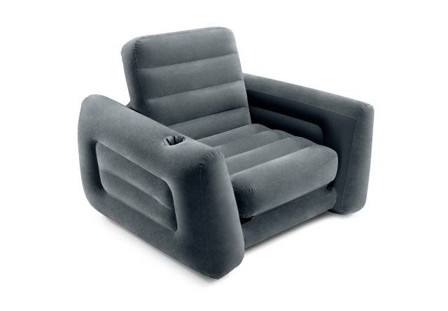 Intex 66551NP Pull-Out Armchair (L x W x H) 223 x 116 x 66 cm Black