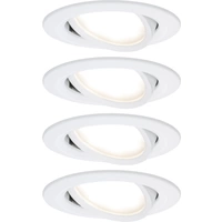 Paulmann 4064161242163 Coin Slim LED recessed light 4-piece set LED (monochrome) Built-in LED 18 W White (matt) Paulmann 4064161242163 Coin Slim LED recessed light 4-piece set LED (monochrome) Built-in LED 18 W White (matt)