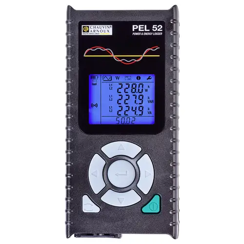 Chauvin Arnoux PEL 52 Network diagnostics 1-phase Data logger Chauvin Arnoux PEL 52 Network diagnostics 1-phase Data logger