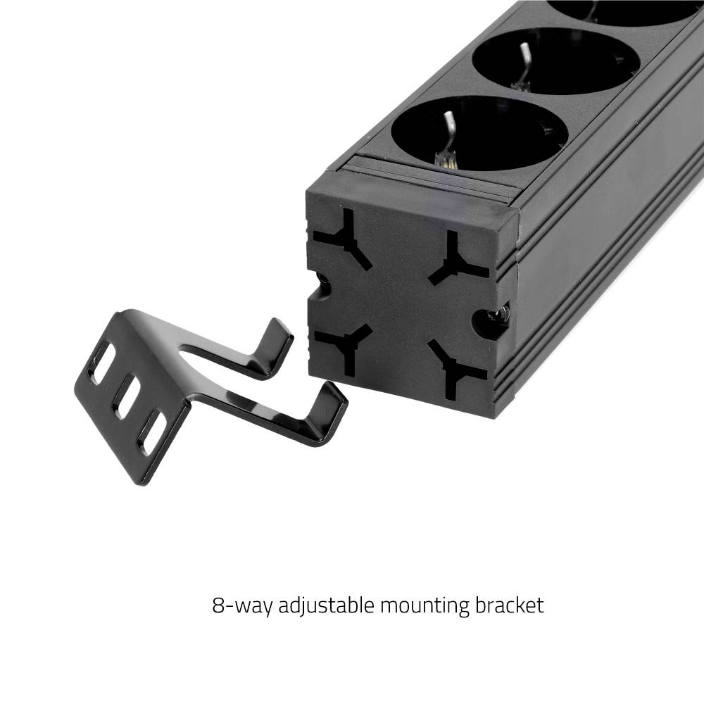 Adam Hall 87471 X7 Rack power strip 1 U