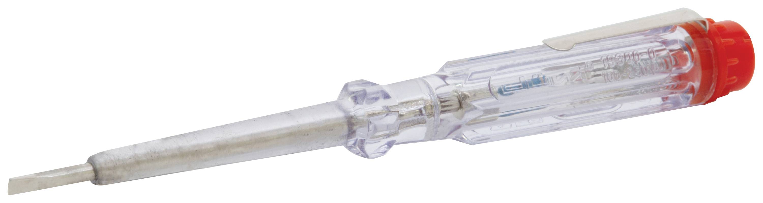 REV 140mm transp Voltage tester 120 - 250 V AC