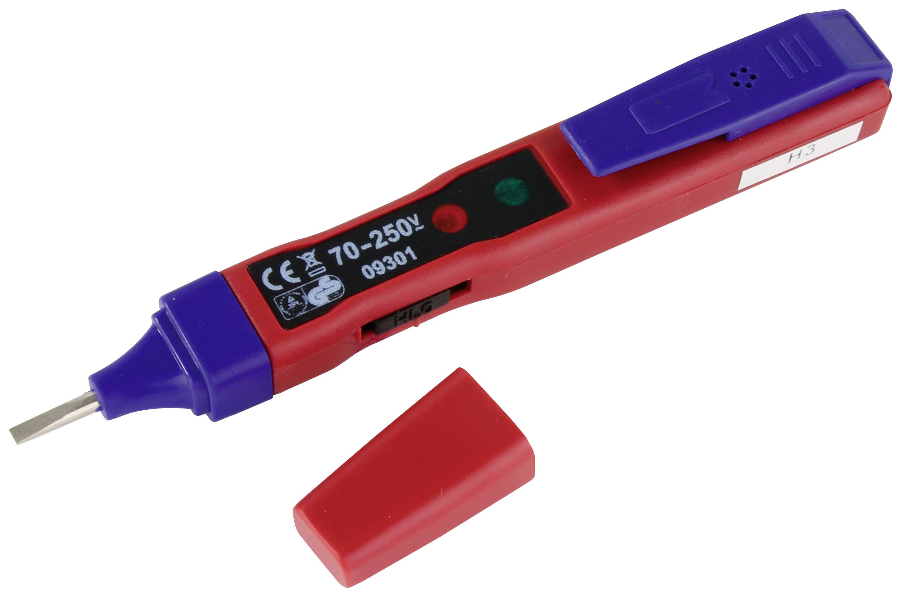 REV 3 in 1 rt-bl Voltage tester LED
