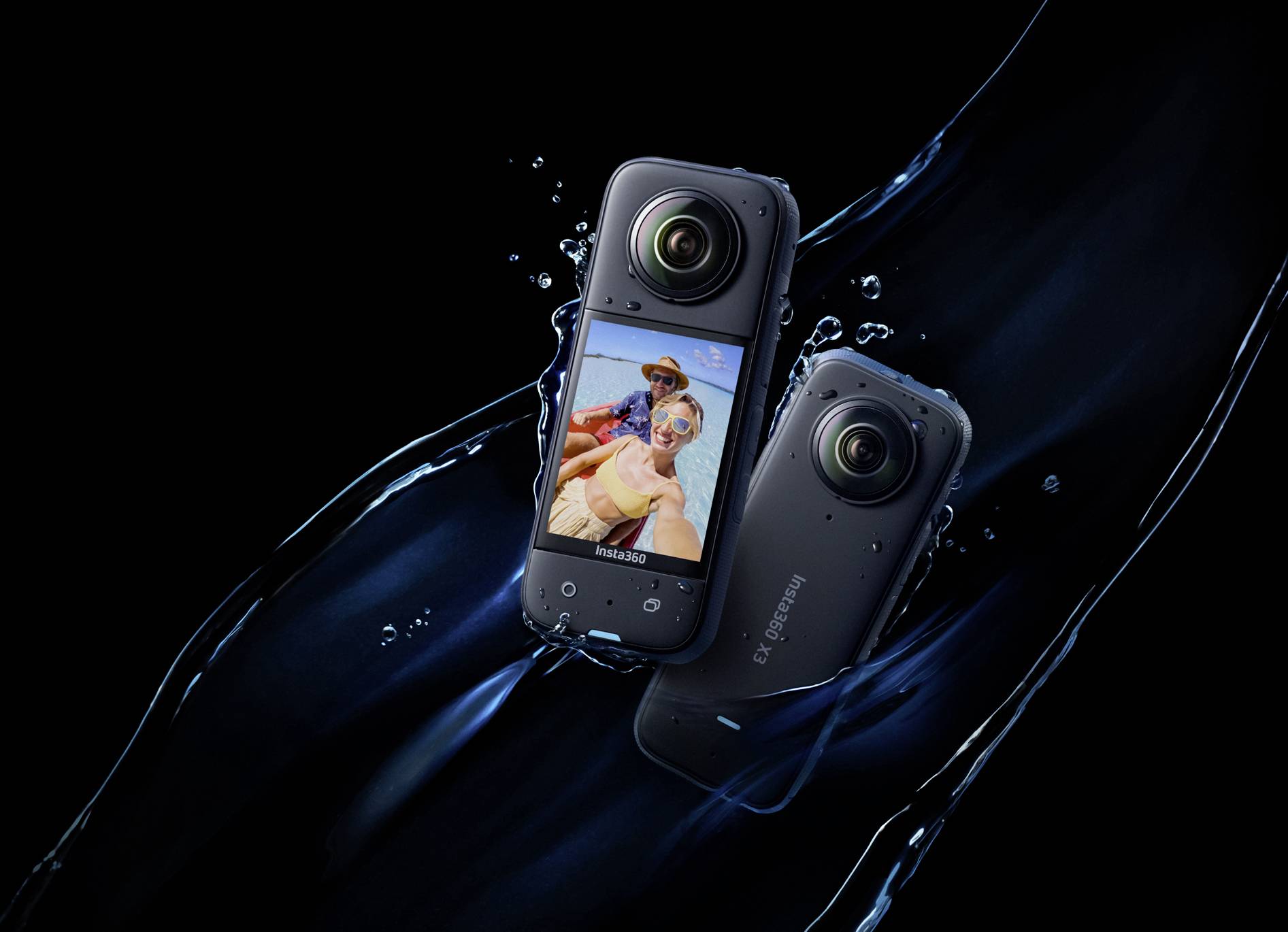 Insta360 X3 360° action cam Touchscreen, Wi-Fi, 5K, Waterproof, Time Lapse, Web cam