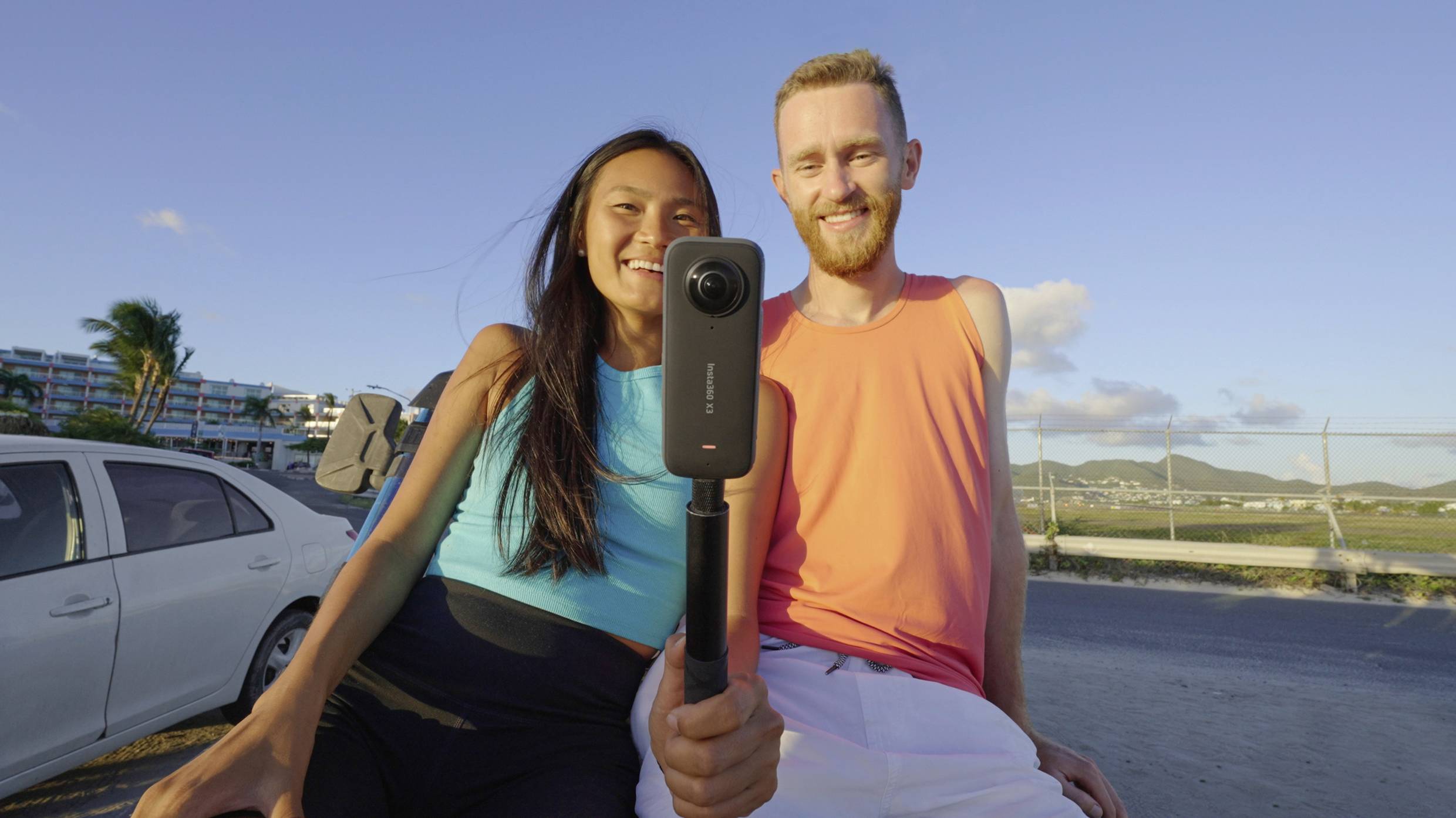 Insta360 X3 360° action cam Touchscreen, Wi-Fi, 5K, Waterproof, Time Lapse, Web cam