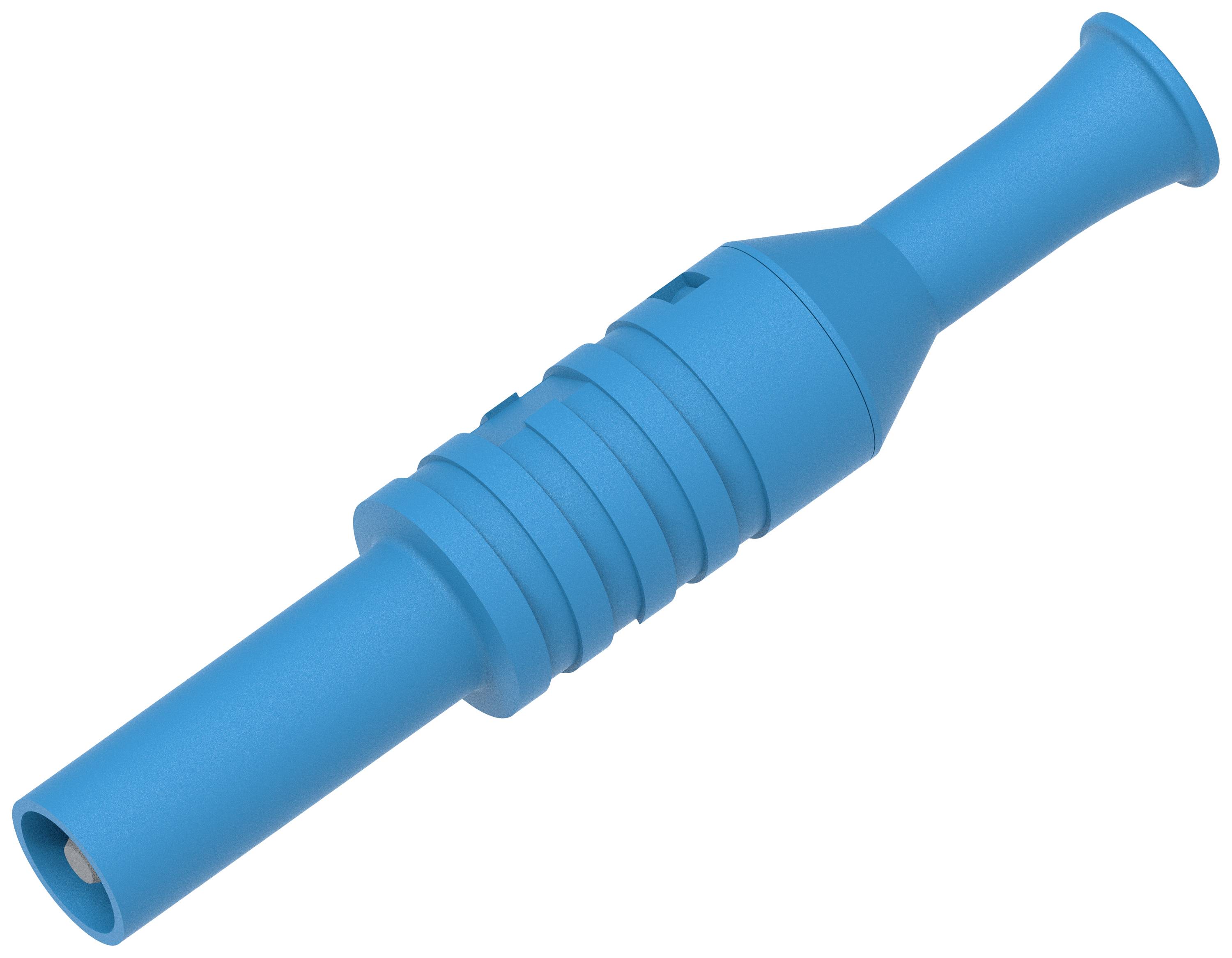 Electro PJP 1065-CD1-Bl Jack plug Pin diameter: 4 mm Blue 1 pc(s)