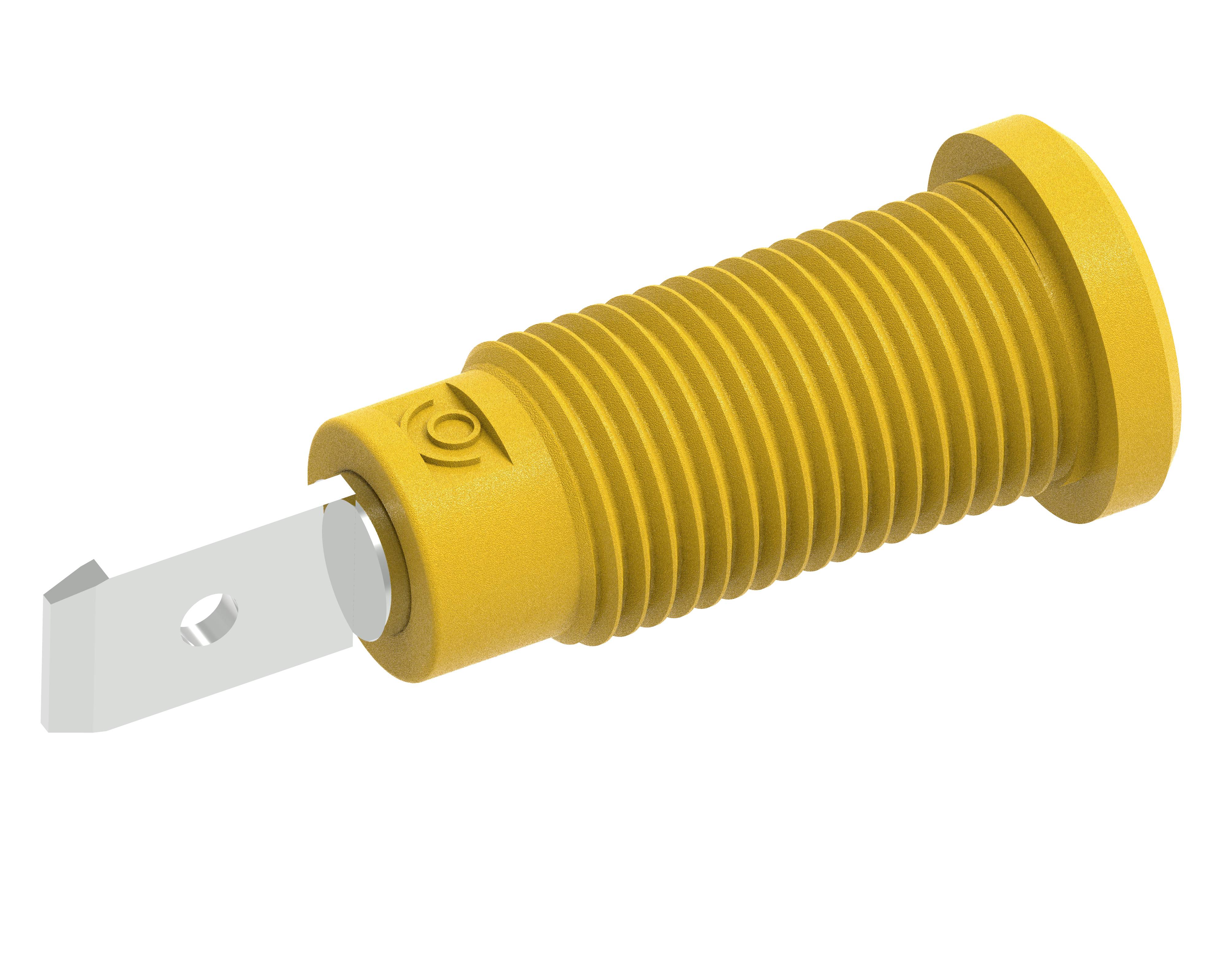 Electro PJP 228-2-I-CD1-J Safety socket Yellow