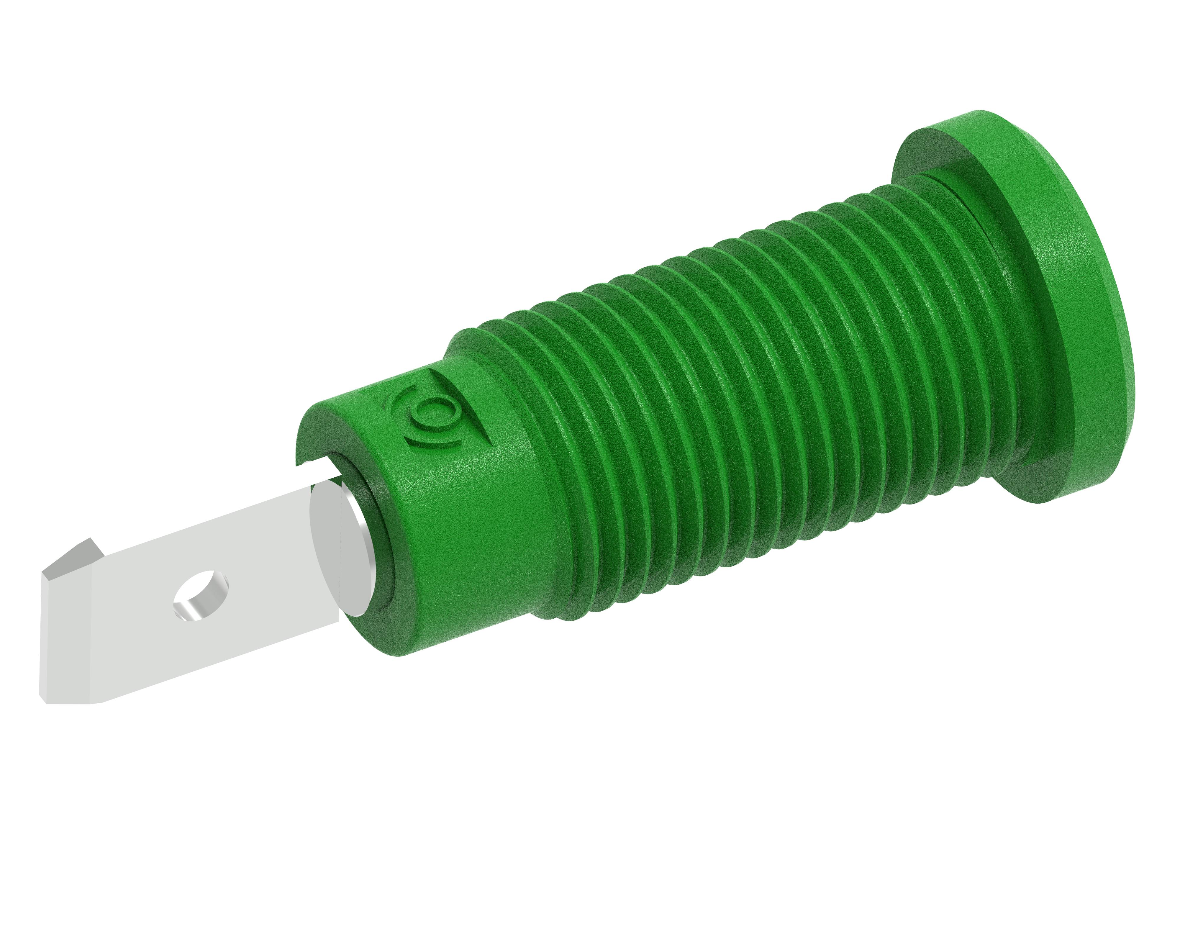 Electro PJP 228-2-I-CD1-V Safety socket Green