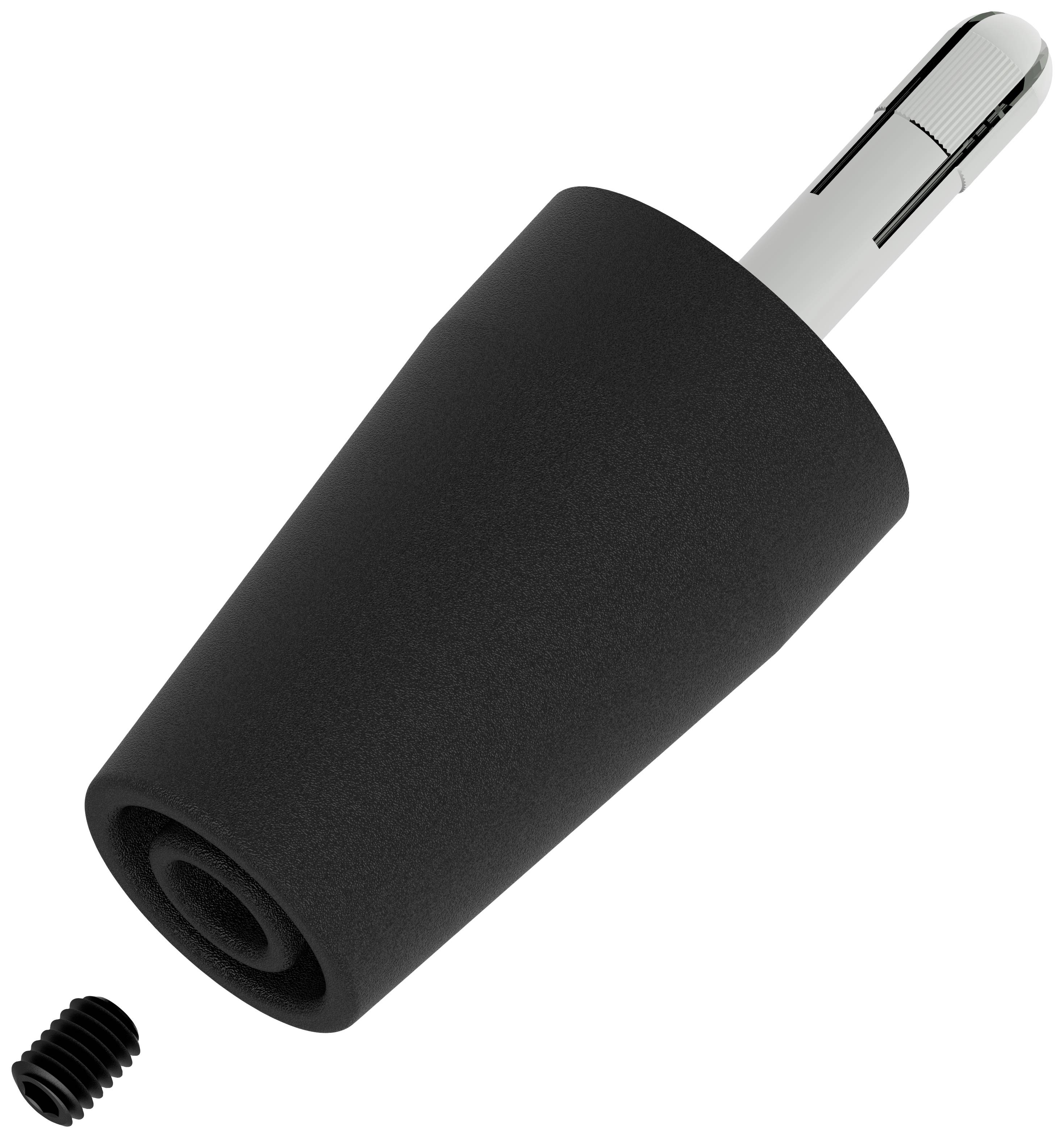 Electro PJP 3300-IEC-CD1-N Adapter socket straight Pin diameter: 4 mm Black 1 pc(s)