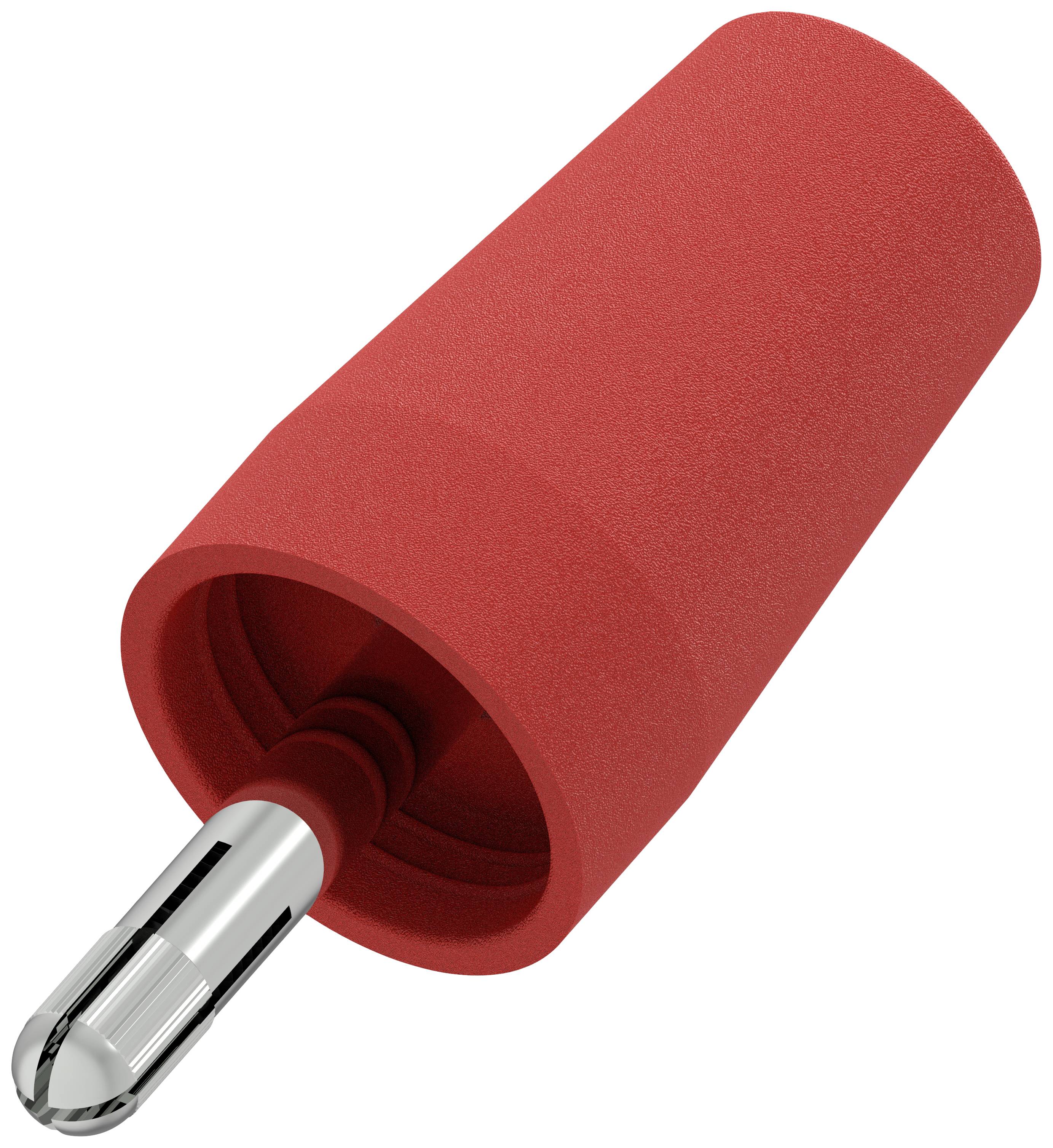 Electro PJP 3300-IEC-CD1-R Adapter socket straight Pin diameter: 4 mm Red 1 pc(s)
