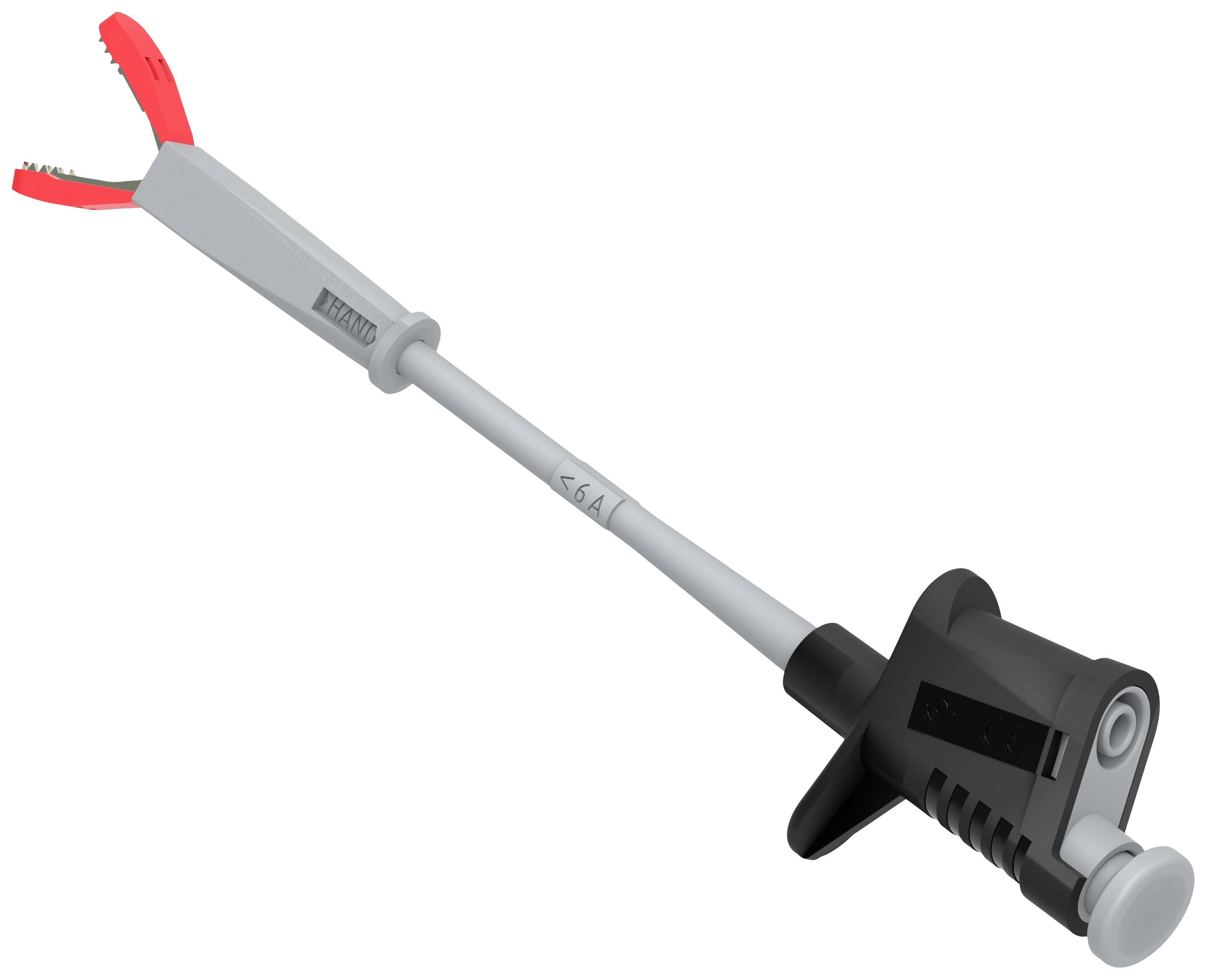 Electro PJP 6007-IEC-CD1-R Alligator clip CAT III 1000 V Red